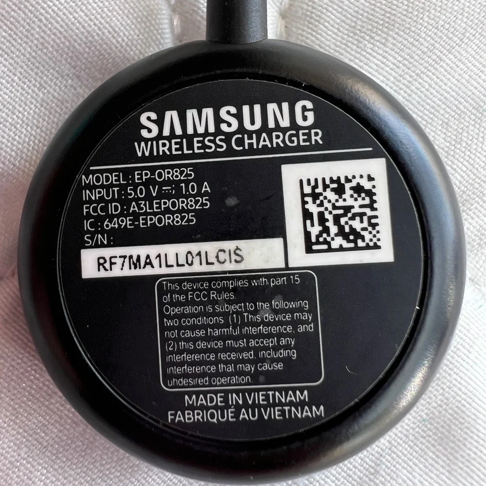 Samsung Black Wireless Charger